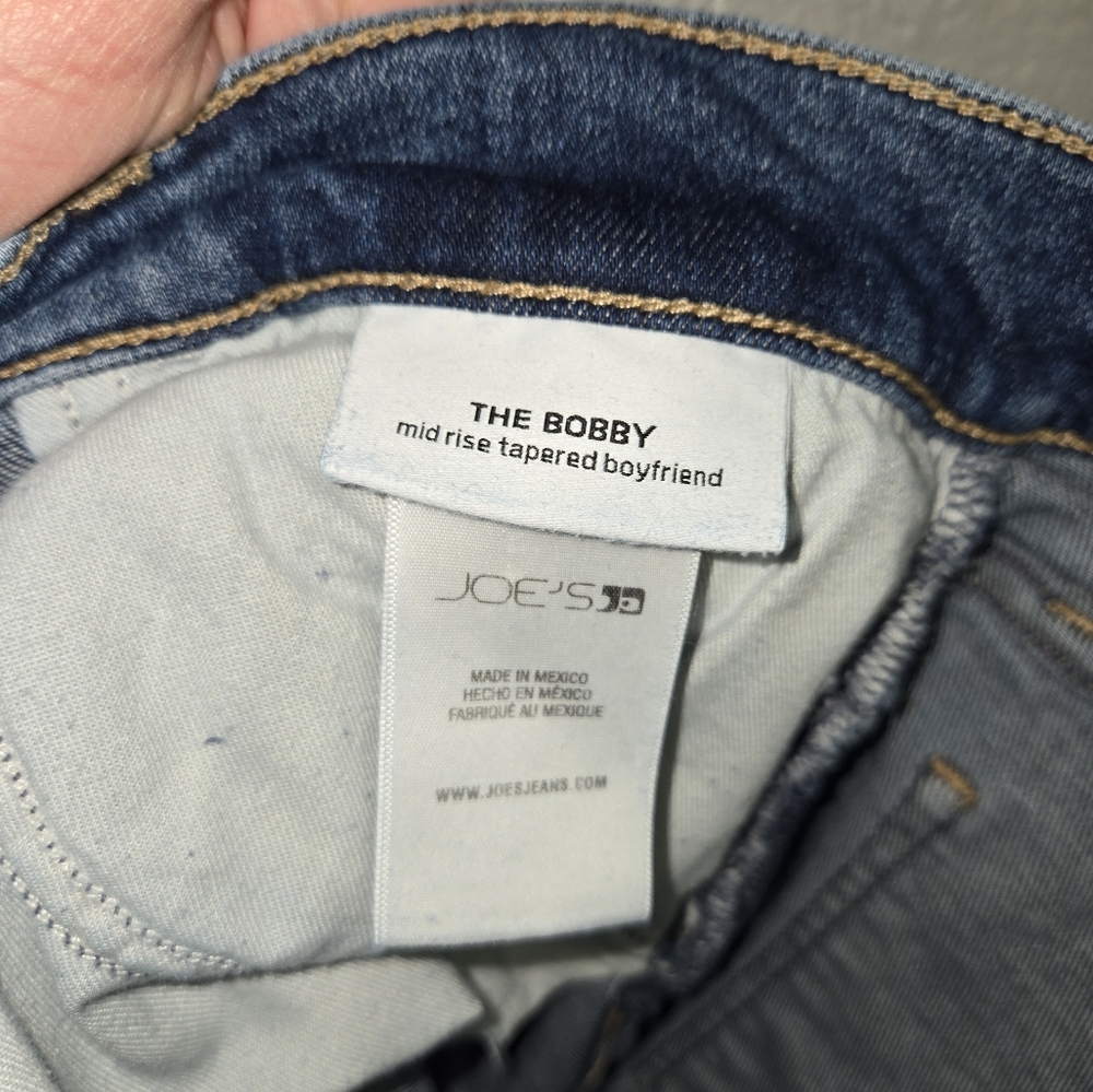 Joe's Jeans Blue Boyfriend Jeans - Picture 10 of 12